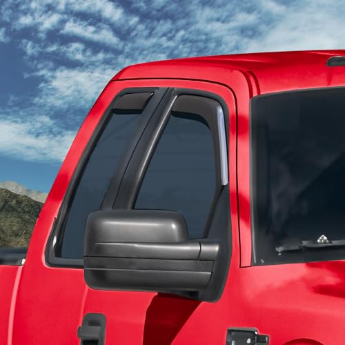 in Channel Extra Durable Rain Guards for Ford F150 2004