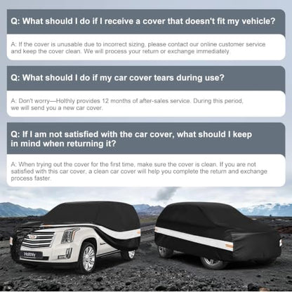 10 Layers SUV Car Cover Custom Fit for Cadillac Escalade