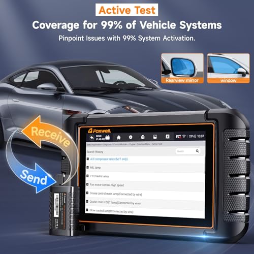 2026 FOXWELL Scanner NT809BT OBD2 Scanner Diagnostic Tool with 30+Resets
