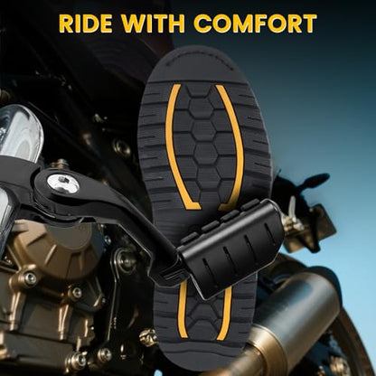 1.25" Highway Pegs Long Angled Pegs Adjustable for Harley Davidson Touring Road King Road Glide Street Glide Electra Glide Dyna Sportster Softail 1 1