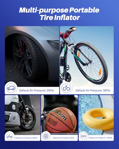 Tire Inflator Portable Air Compressor