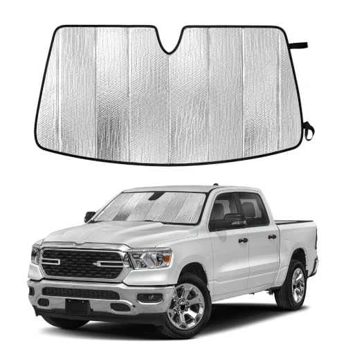 Foldable Sun Shade Fit for Dodge Ram 1500 2019