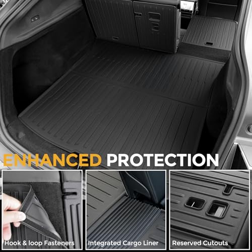 Floor Mats for 2025 2026 Tesla Model Y Juniper Accessories (6 Count)