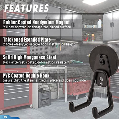2 Pcs Magnetic Hook Heavy Duty (2 Count)