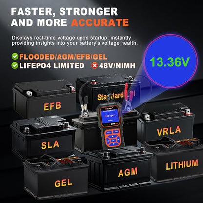 BT60 PRO Car Battery Tester 6V