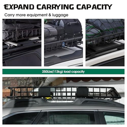 250LBS Universal Roof Rack Basket