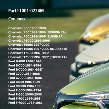 Front Semi Metallic Brake Pads