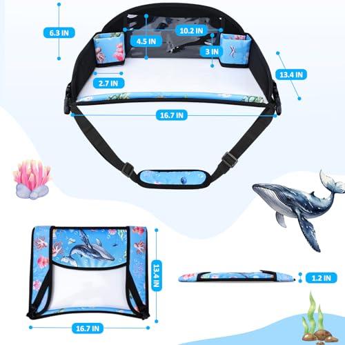 Toddler Car Seat Travel Tray FOR Road Trip Activities