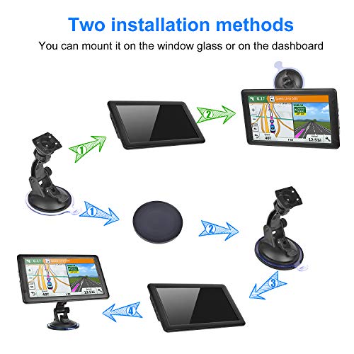 GPS Navigation for Car （9 Inch） Slimline Touch Screen Real Voice Direction