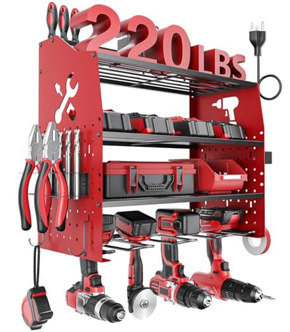 Power Tool Organizer Wall Mount with 6