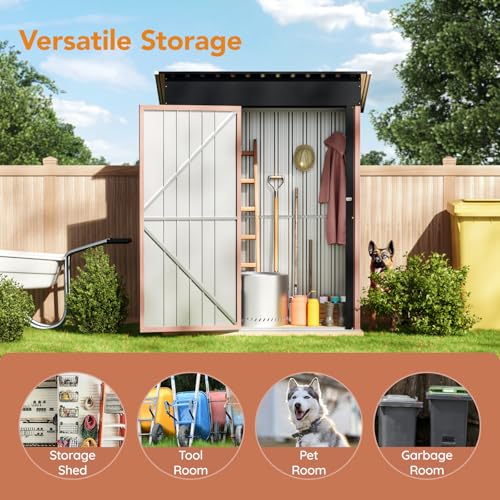 5X3X6.1FT Garden Storage Shed