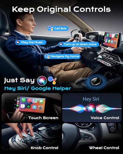 Wireless Carplay Adapter for iPhone & Android Auto 2