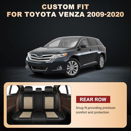 2 Front Car Seat Covers for Toyota Venza 2009