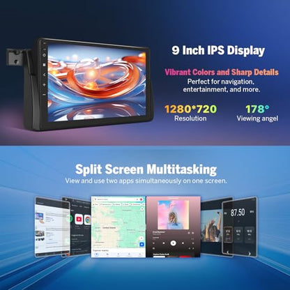 e46X7A 9" Headunit Car Stereo for BMW E46 3 Series 4+64GB