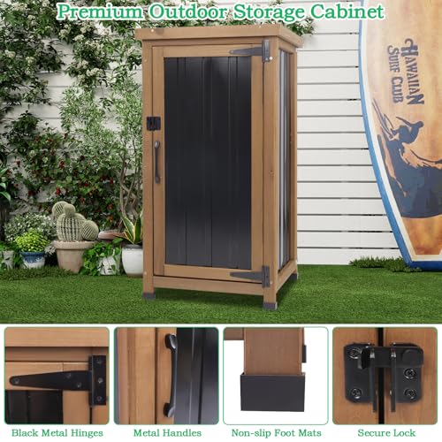 Small Outdoor Storage Cabinet Weatherproof