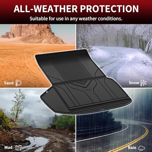 Premium Extra Thick Trunk Mats for Tesla Model S & Plaid 2021