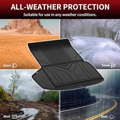 Premium Extra Thick Trunk Mats for Tesla Model S & Plaid 2021