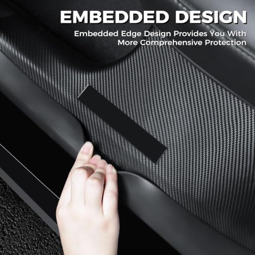 4 Pcs Door Sill Protector for Tesla Model Y 2019