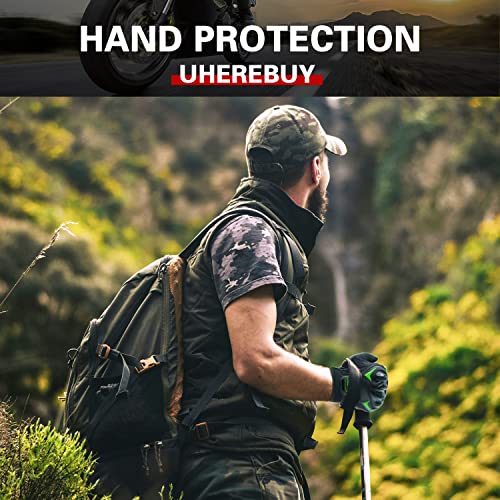 Motorcycle Gloves Touch Screen Full Finger Riding Gloves Knuckle Protection for Men and Women for Dirt Riding