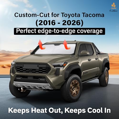 Windshield Sunshade Compatible for Toyota Tacoma 2016