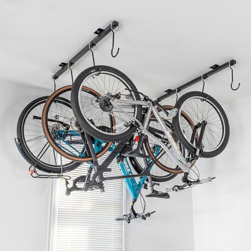 Adjustable Ceiling Mounted Bike Rack for Garage