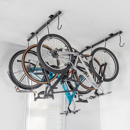 Adjustable Ceiling Mounted Bike Rack for Garage