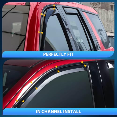 in Channel Rain Guards for Chevy Suburban 2021