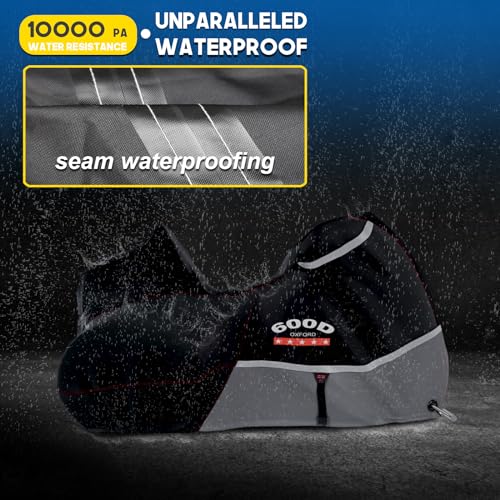 Trike Cover Motorcycle Cover Heavy Duty 600D Waterproof for Trike Models