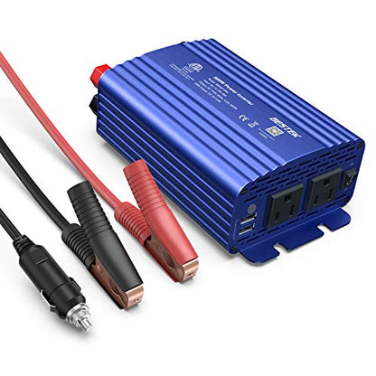 500W Power Inverter for Vehicles DC 12V to AC 110V Car Plug Adapter