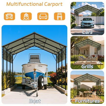 10x15 FT Metal Carport
