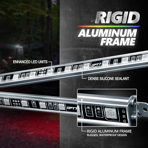 Aura Pro RGB Aluminum Car Underglow Kit with App & Remote Control (4 Count)