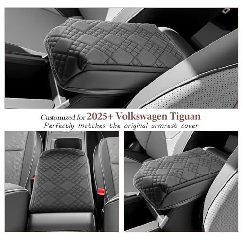 for 2025 2026 VW Tiguan Center Console Cover for 2025+ Volkswagen Tiguan