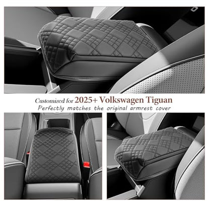 for 2025 2026 VW Tiguan Center Console Cover for 2025+ Volkswagen Tiguan