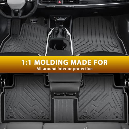 Floor Mats Cargo Liner for Kia K4 2025 2026 All Weather 3D TPE Anti