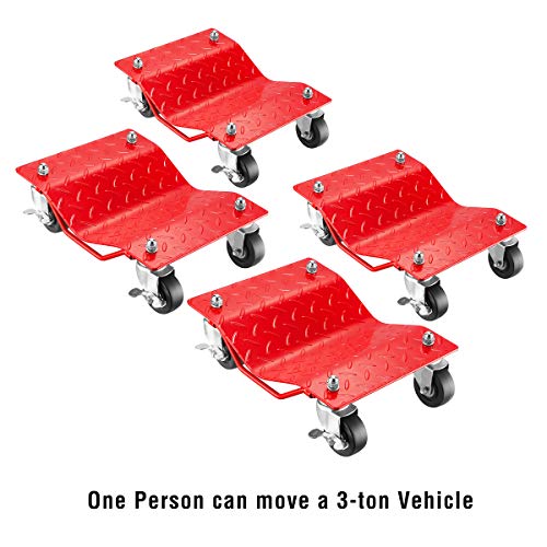 Car Jack Tire Skates (4 Count)
