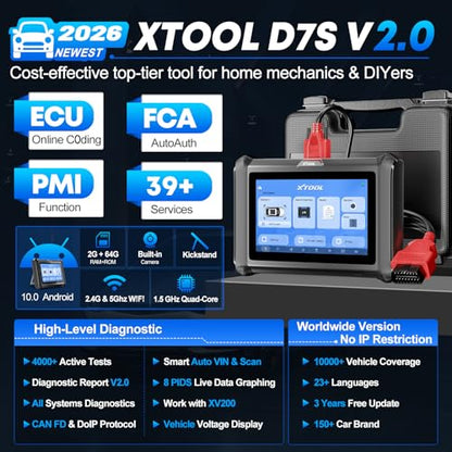 D7S Bidirectional Diagnostic Scan Tool