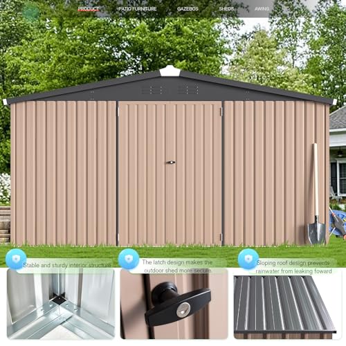 10' x 10' Shed Outdoor Storage Shed Clearance