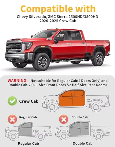Rain Guards for Chevy Silverado (4 Count)