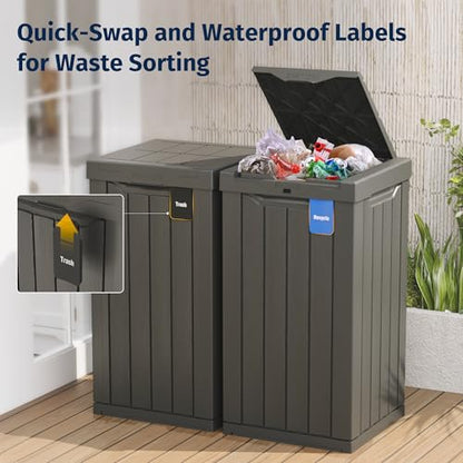 31 Gallon Outdoor Trash Can