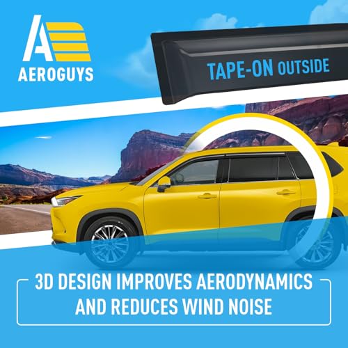 Extra Durable Window Deflectors Tape (4 Count)