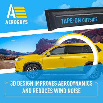 Extra Durable Window Deflectors Tape (4 Count)
