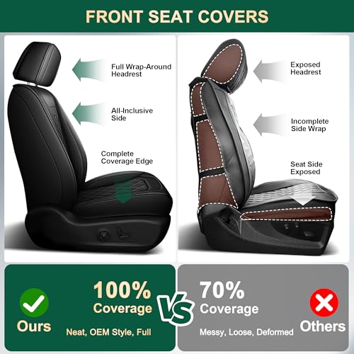 Custom Car Seat Covers for Leaf 2011 (2 Count)