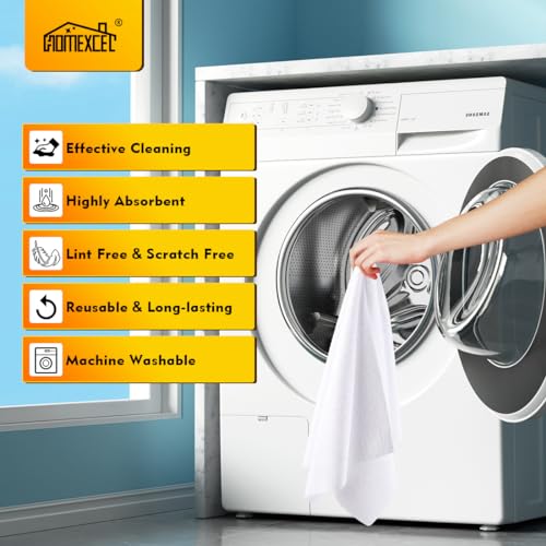 White Microfiber Cleaning Cloth 100 PK (100 Count)