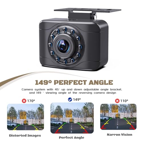 X1P HD Backup Camera License Plate Rear View Camera for Car