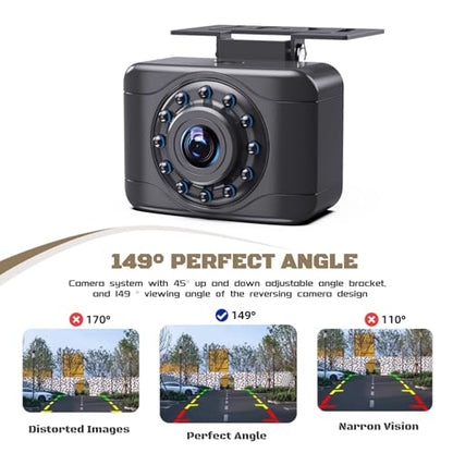 X1P HD Backup Camera License Plate Rear View Camera for Car