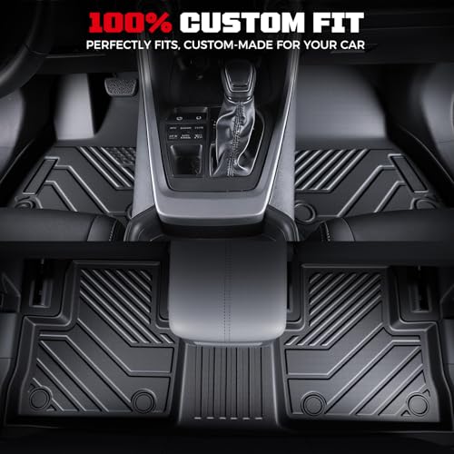 TPE Floor Mats Set for Toyota RAV4 Hybrid 2025 2024 2023 2022 2021 2020 2019