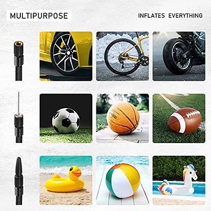 Portable Air Compressor Pump for Car 12V DC and Home 110V AC Swift Performance Tire Inflator 100 PSI for Car