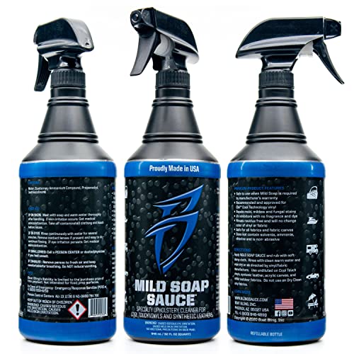 Bling Sauce Mild Soap Sauce Upholstery & Vinly Cleaner for Boats (32 Fl Oz)