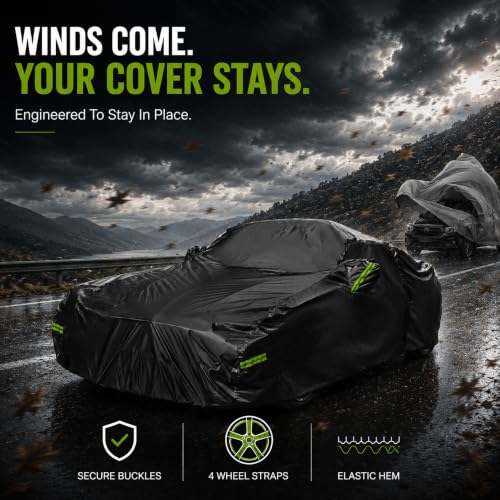 Car Cover for Ford Mustang Waterproof All Weather Outdoor Cover