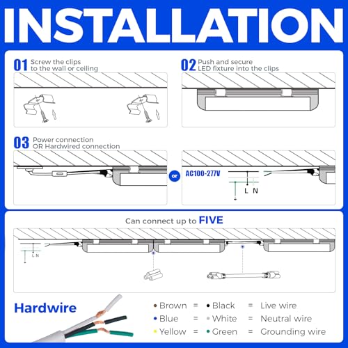 T8 LED Shop Lights 6FT